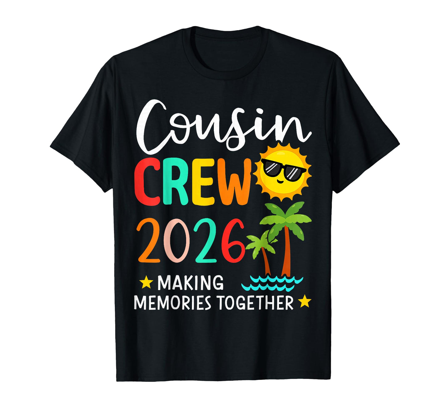 Cousin Crew 2026 Summer Vacation Beach Family Trip Matching T-Shirt