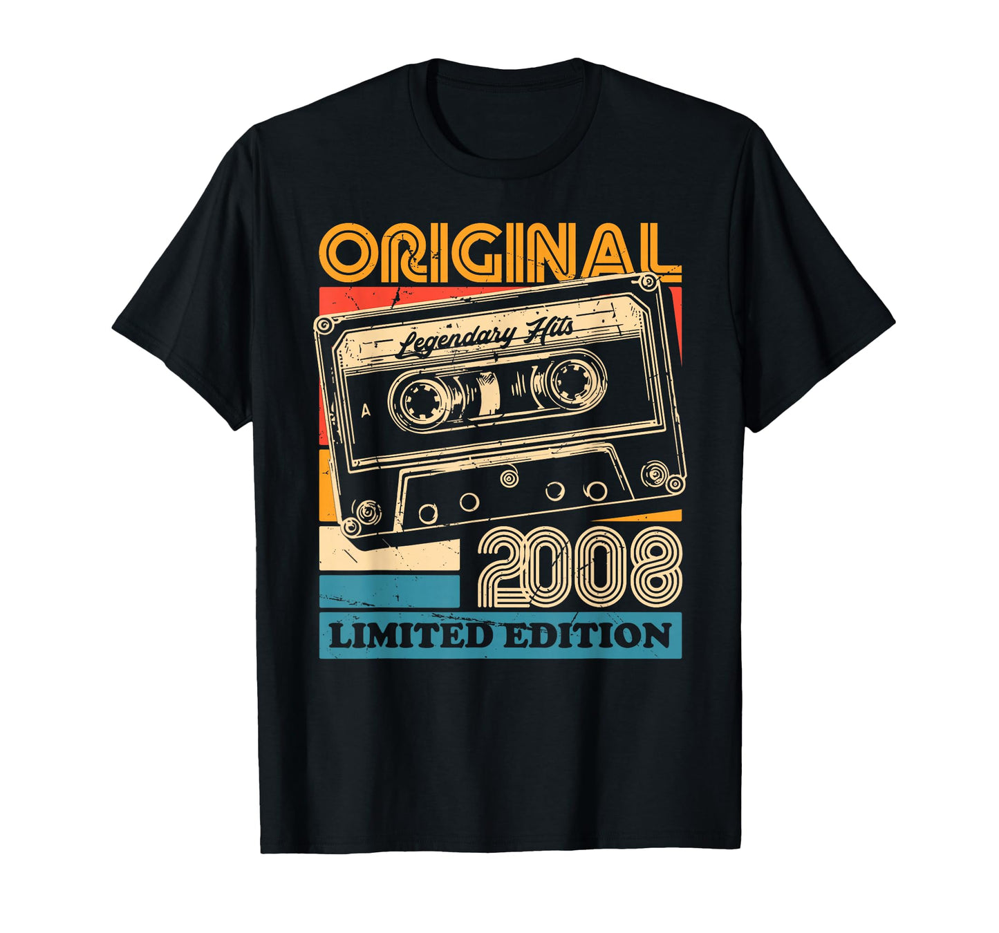 17th Birthday Retro Vintage 2008 Men Women T-Shirt