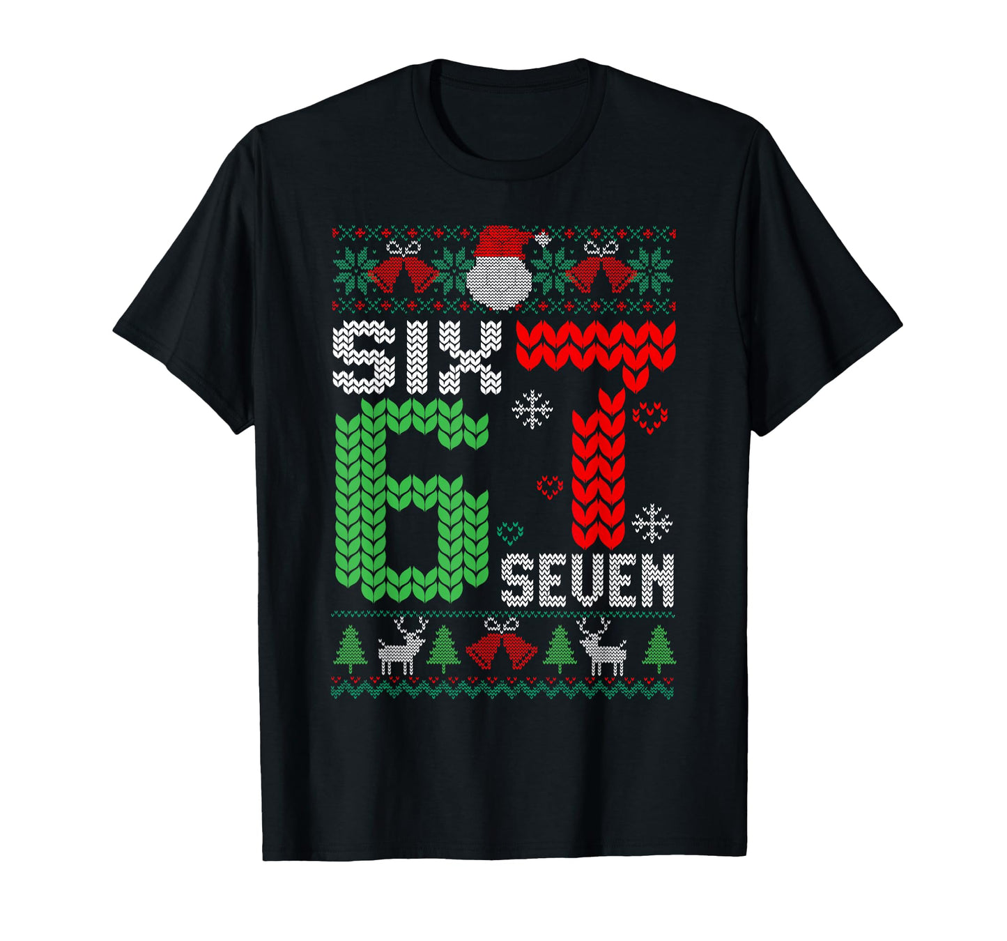 67 Meme Six Seven Christmas Ugly Sweater for Kids Boys Girls T-Shirt