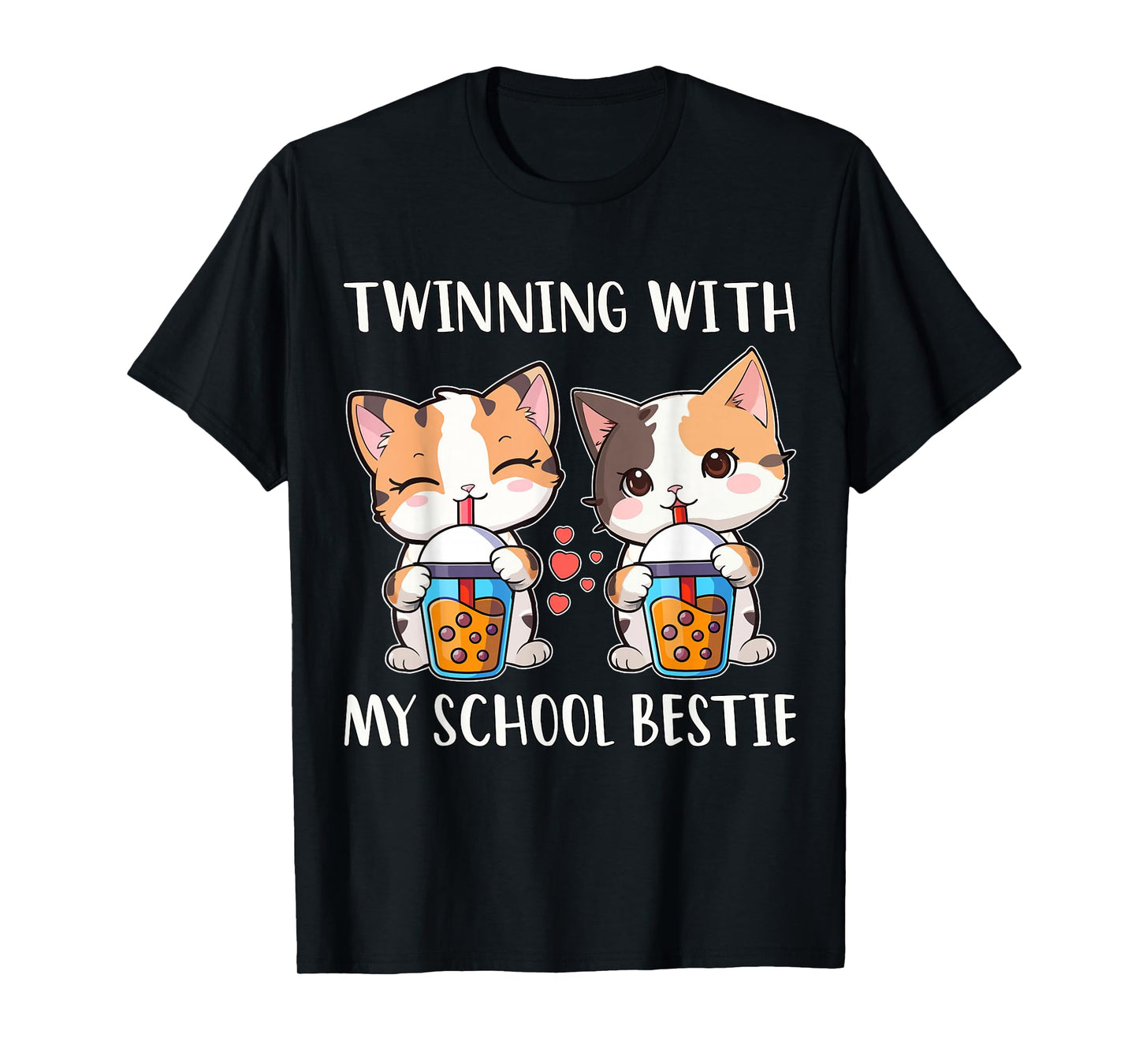 Twin Day Best Friend School Twinning with My Bestie Matching T-Shirt