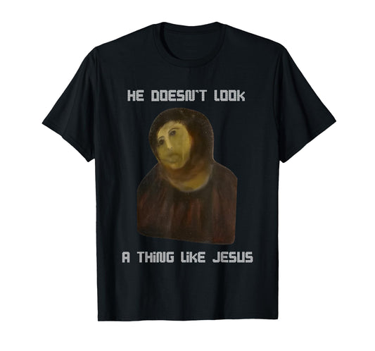 He Doesn't Look A Thing Like Jesus T-Shirt