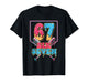 Funny 67 Ice Cream Drip Baseball Six Seven Gift for Boy Kid T-Shirt