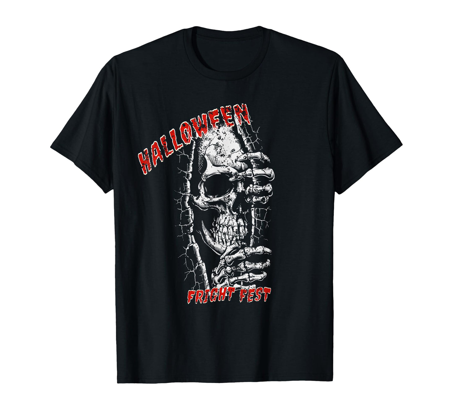 Skeleton Halloween Fright Fest T-Shirt