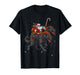 Santa Claus Riding Cerberus Mythical Christmas Monster T-Shirt