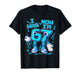 I was 6 Now I'm 7 Six Seven 7 Years Old Birthday Brainrot T-Shirt