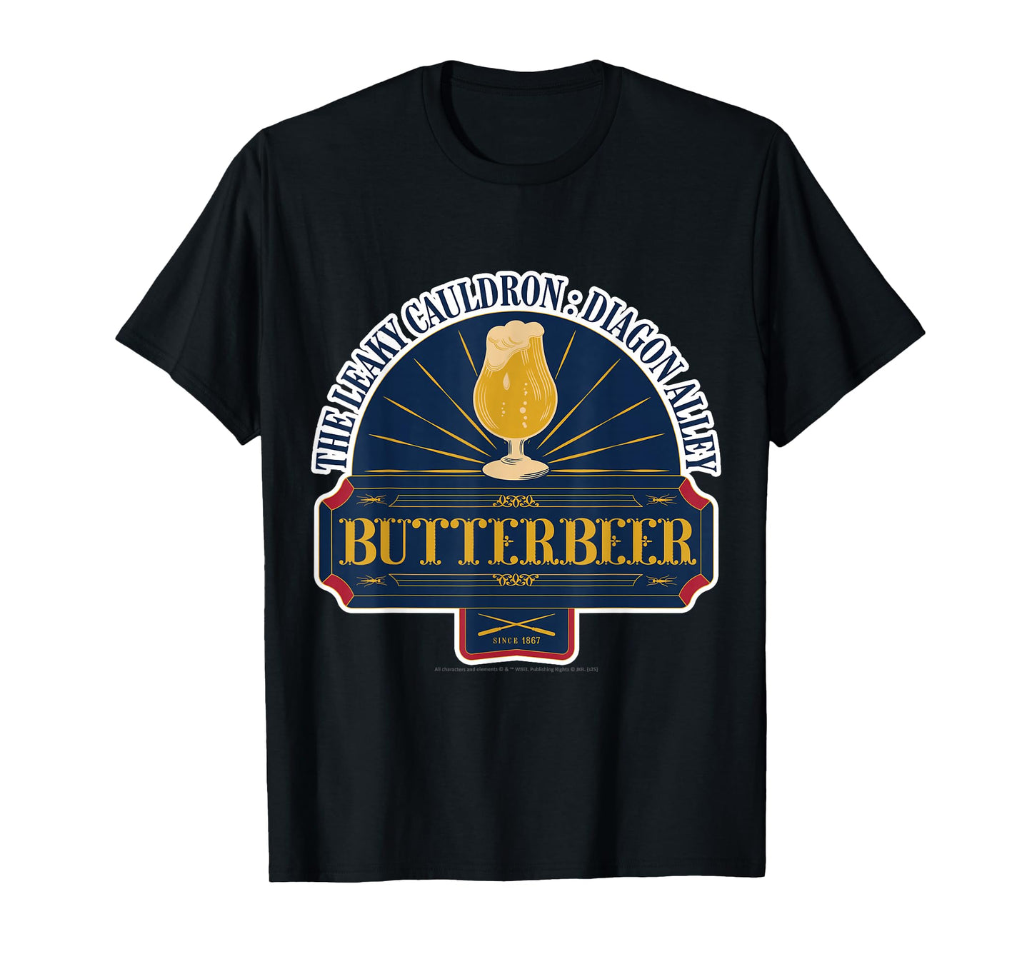 The Leaky Cauldron Diagon Alley Butterbeer Harry Potter New T-Shirt