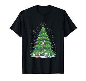 Science & Technology DNA Christmas Tree, Lab Chemistry Tree T-Shirt