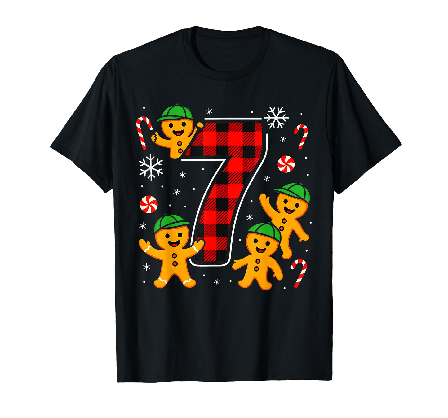 Six Seven 6 7 Meme Christmas Matching Couple Boy Girl Teen T-Shirt