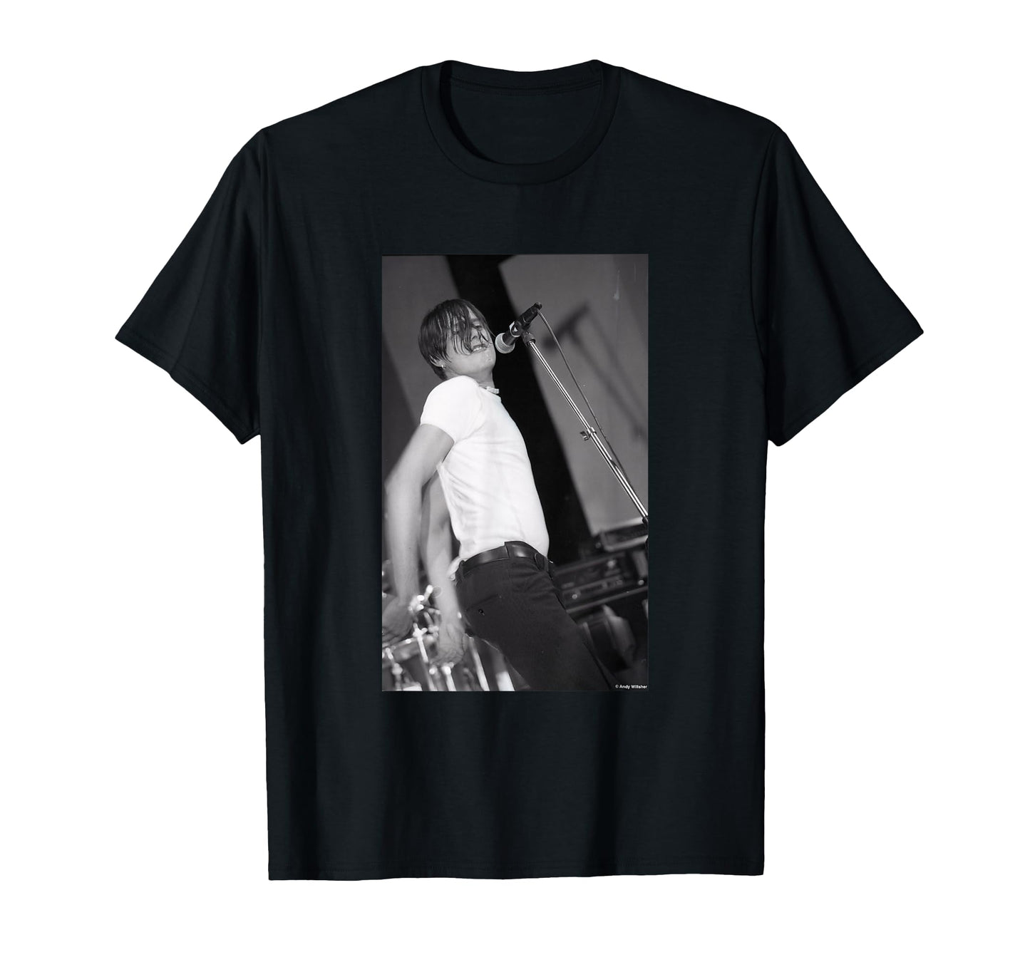 Suede Live Brett Anderson Beautiful Ones by Andy Willsher T-Shirt