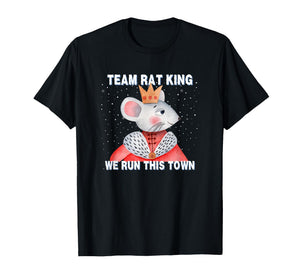 Funny Nutcracker Team Rat King We Run This Town Christmas T-Shirt