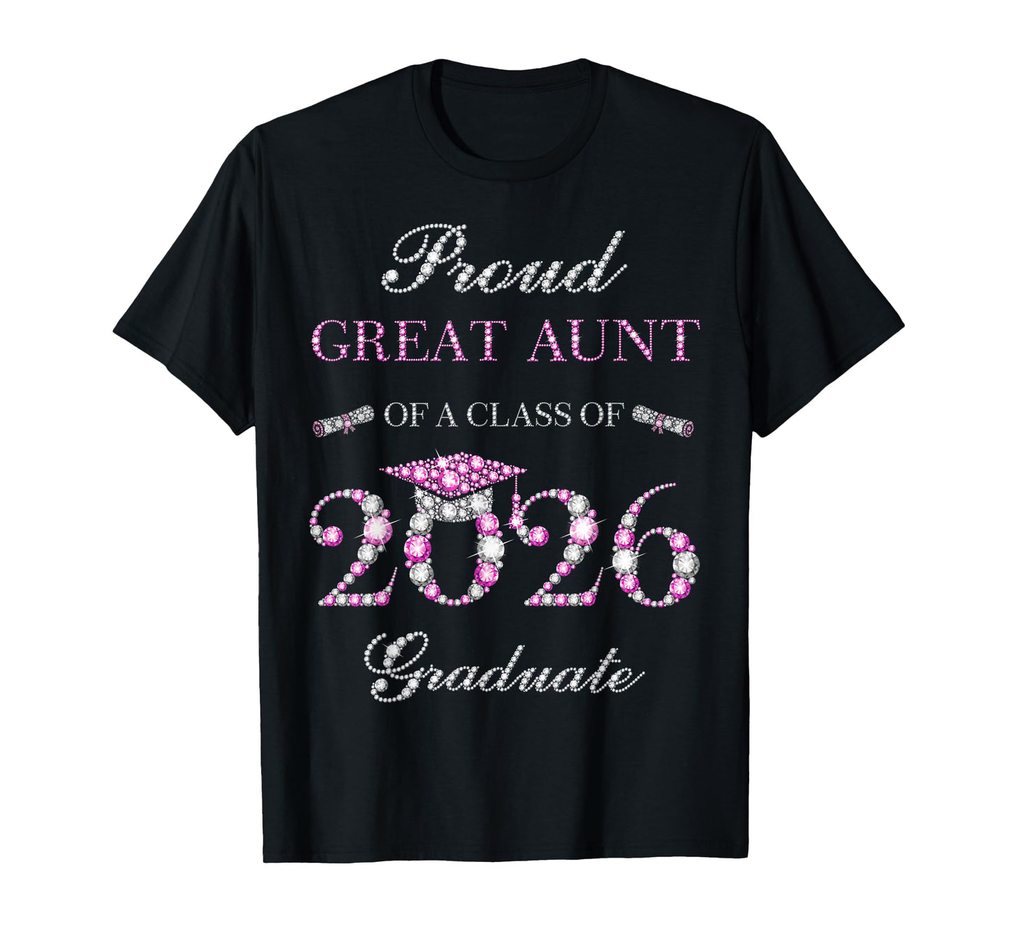 Proud Great Aunt of A Class of 2026 Graduate T-Shirt