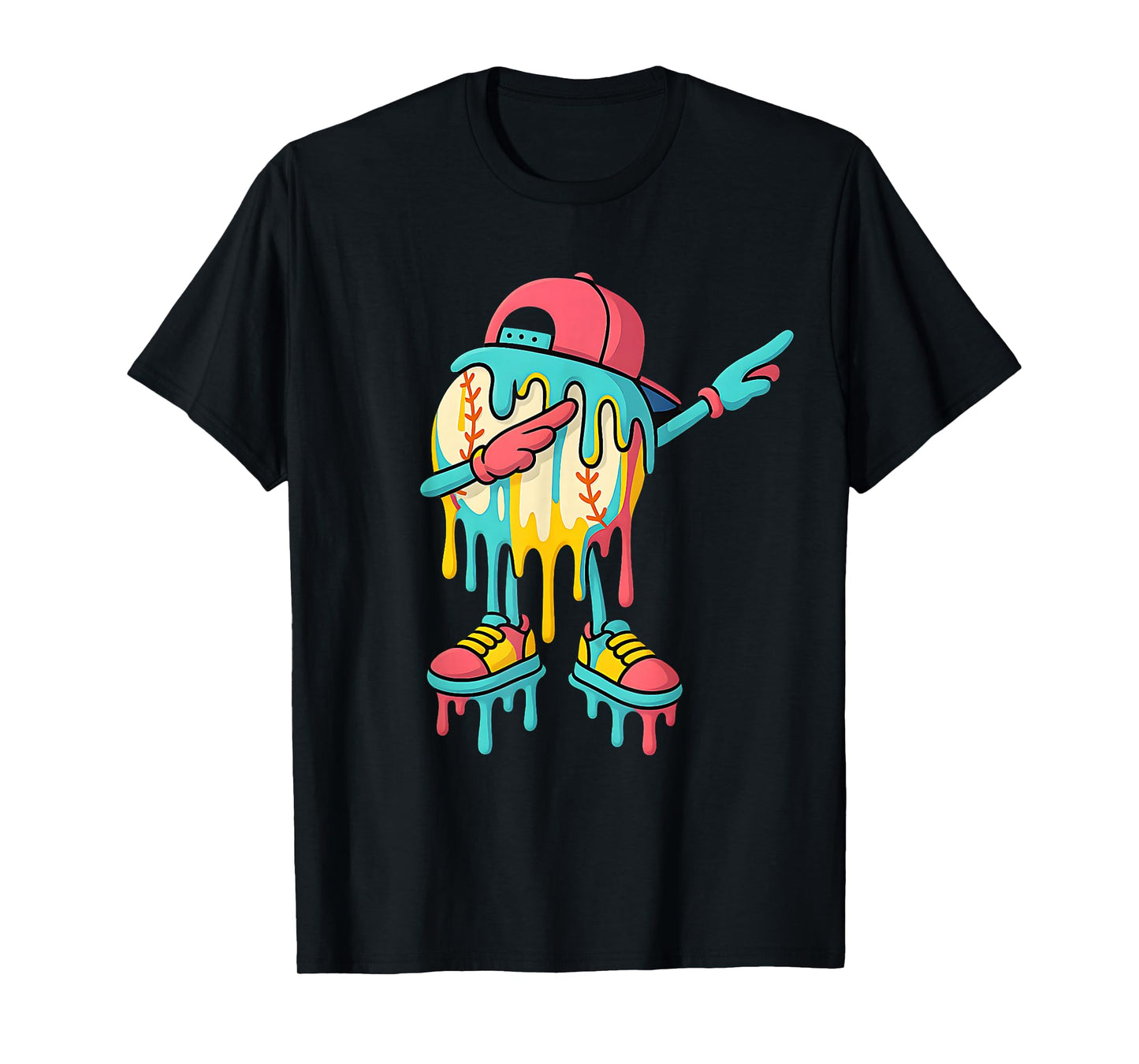 Baseball Lifestyle 101 Apparel Youth Baseball Drip Icecream T-Shirt