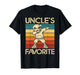 Retro I'm Uncle's Favorite Dabbing Funny Family Humor Nephew T-Shirt