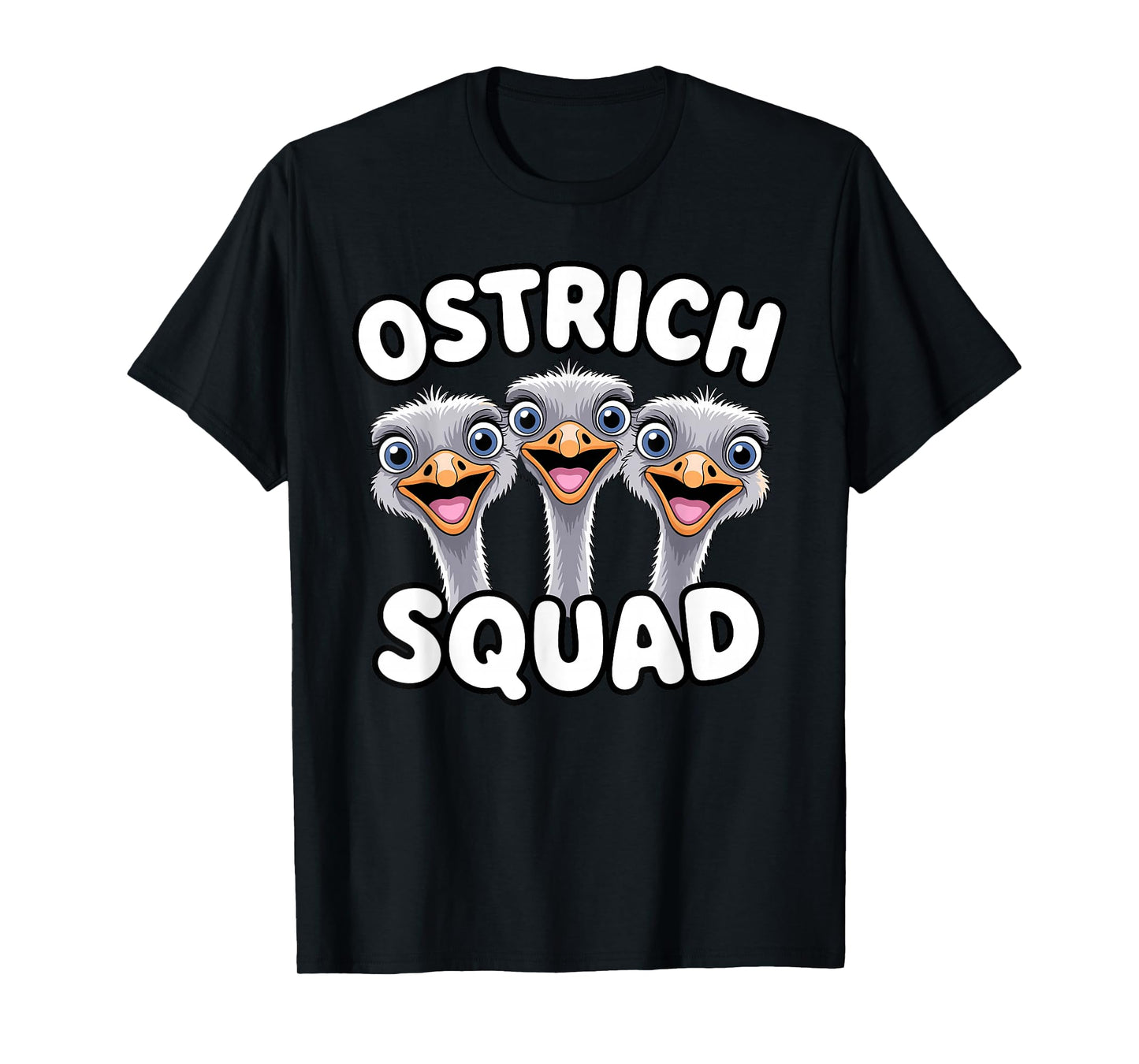 Best Ostrich Design for Men Women Kids Bird Animal Ostrich T-Shirt