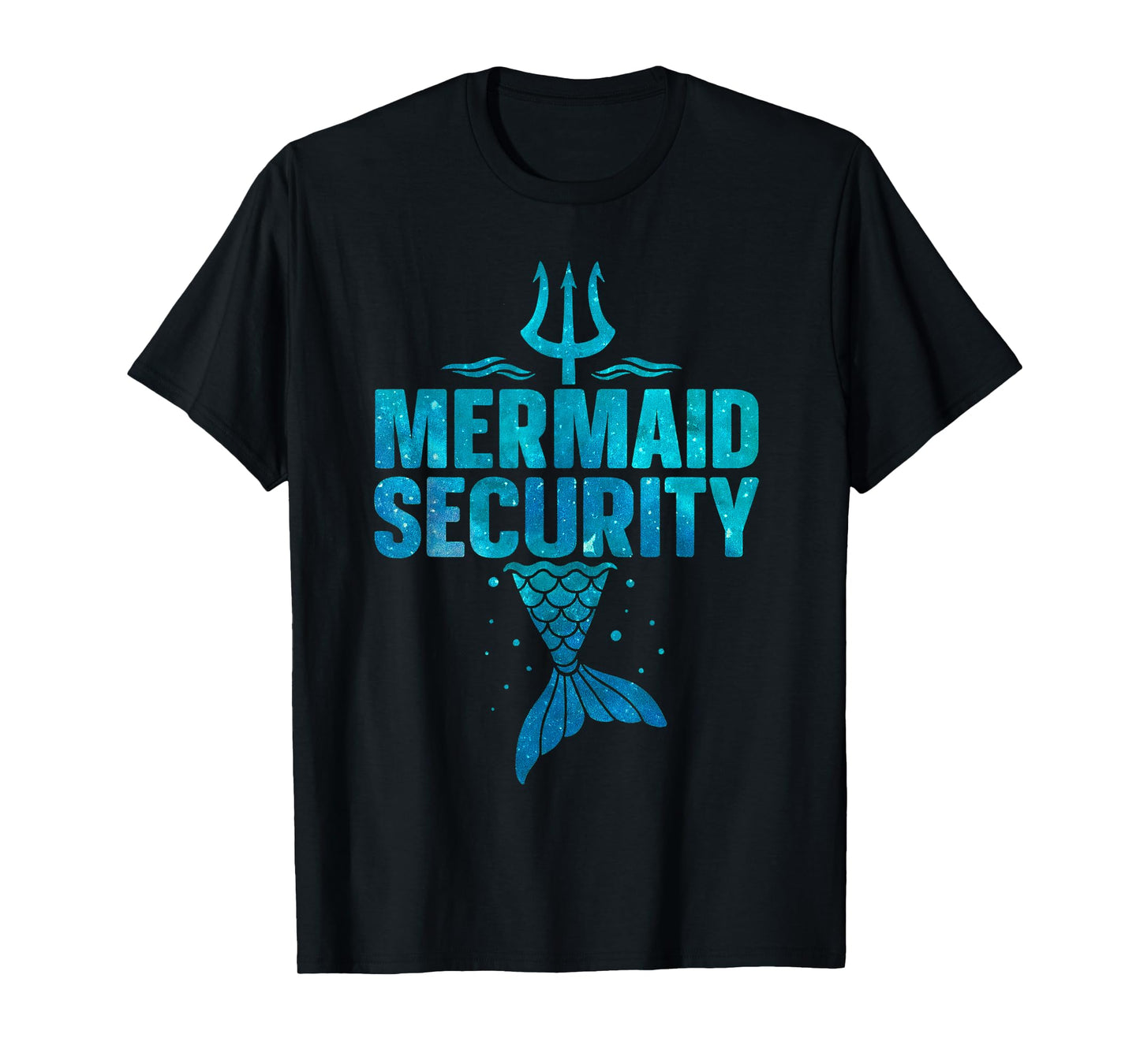Mermaid Security for Boys Dad Mermaid Family Mermaid Squad T-Shirt