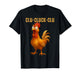 CLU-Cluck-CLU Funny Rooster Chicken Hilarious Farm Animal T-Shirt