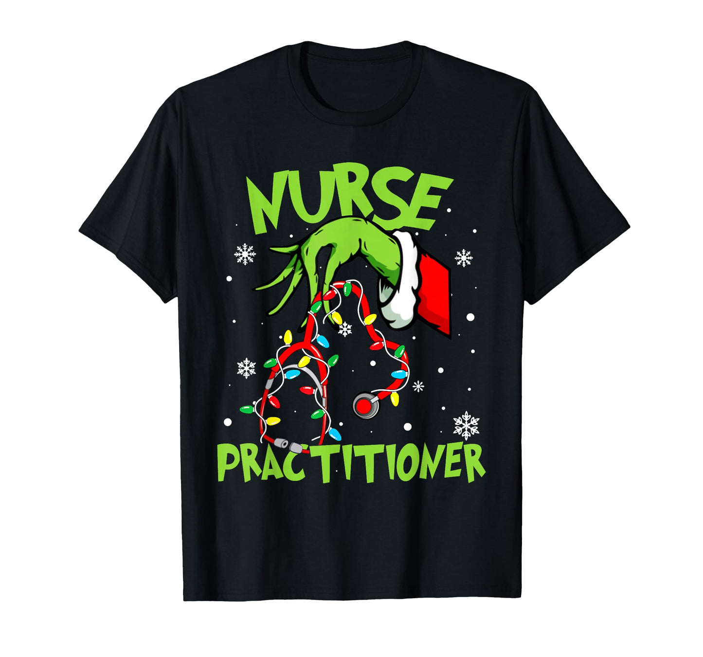 Nurse Practitioner Nurse Practitioner Christmas Nurse Xmas T-Shirt