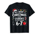 Students Saying 6-7 67 Six Seven Funny Teacher Christmas T-Shirt