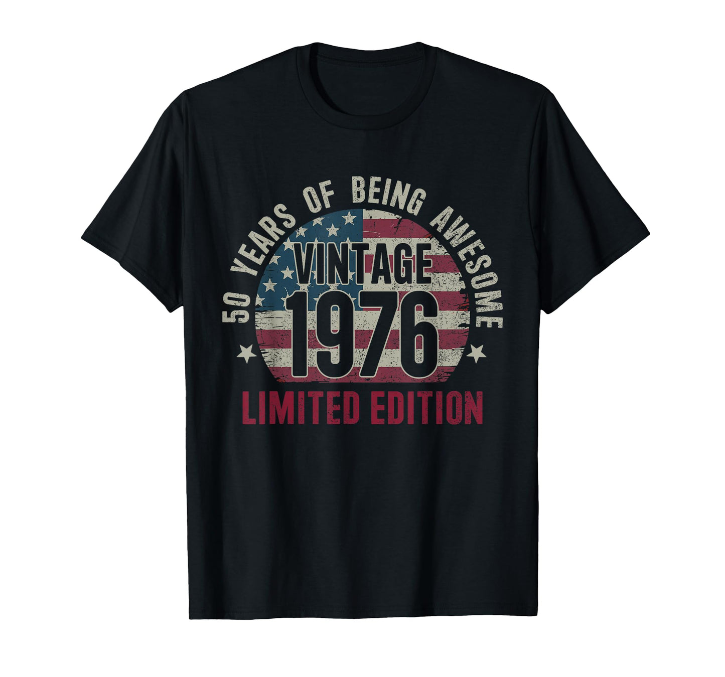 50 Years Old Vintage 1976 50th Birthday Limited Edition T-Shirt