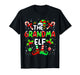 The Grandma Elf Costume Pajamas Pjs Christmas Xmas Men Boy T-Shirt