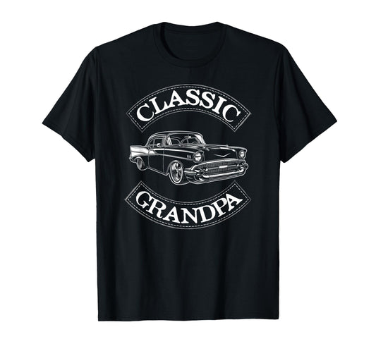 Vintage Classic Car Funny Grandpa T-Shirt