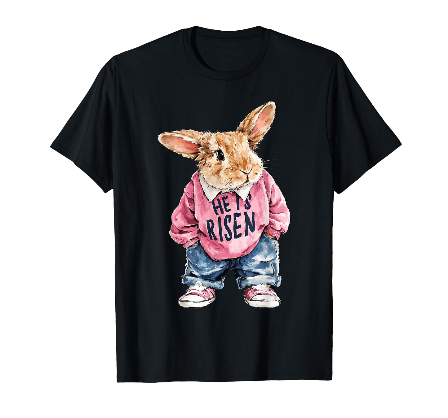 Women Easter He is Risen Jesus Religious Christian Women Kid T-Shirt