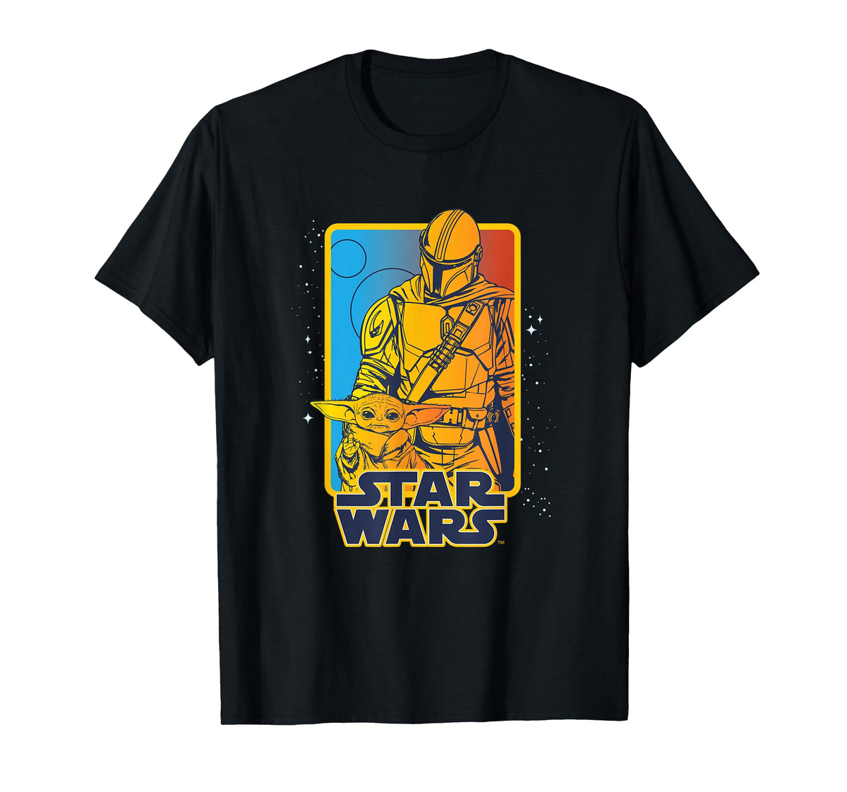 Star Wars The Mandalorian Grogu And Din Djarin Duo T-Shirt