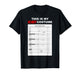 Funny Job Application Form Scary Halloween Costume T-Shirt