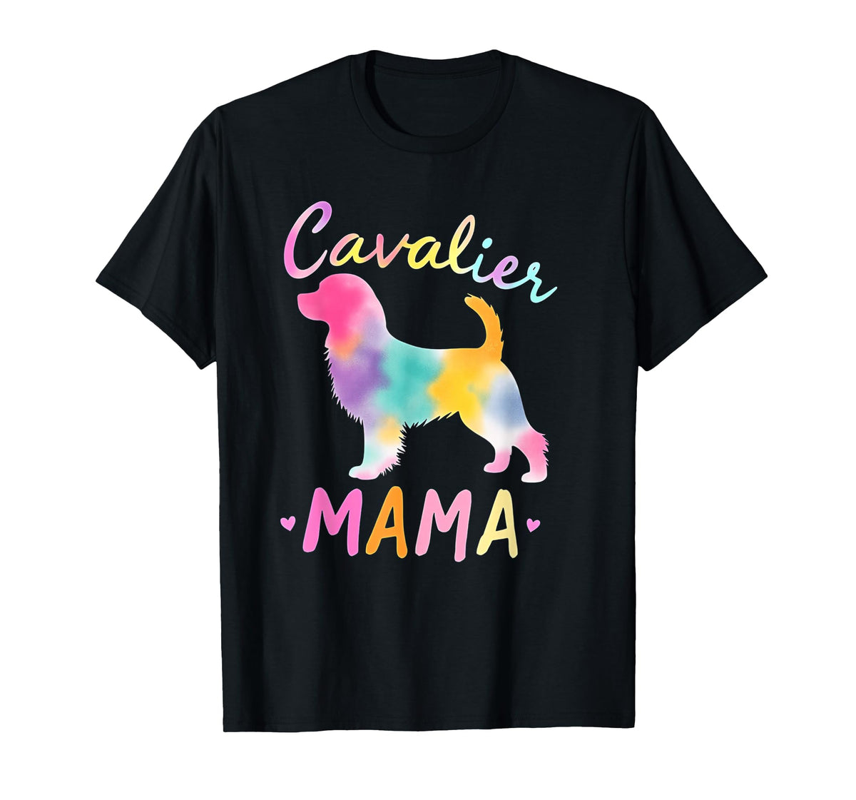 Cavalier King Charles Spaniel Mama Color Charles Spaniel Mom T-Shirt