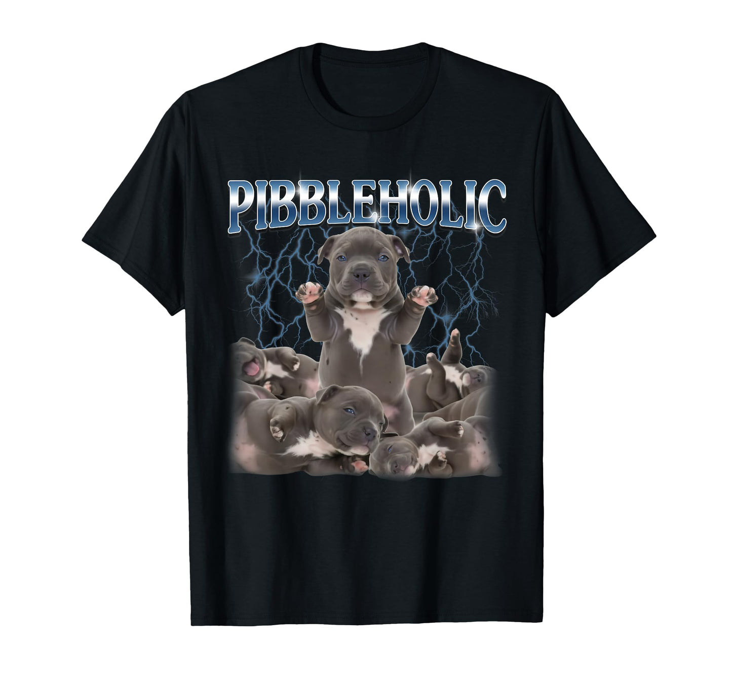 Pibbleholic Pibble Meme Wash Ma Belly T-Shirt