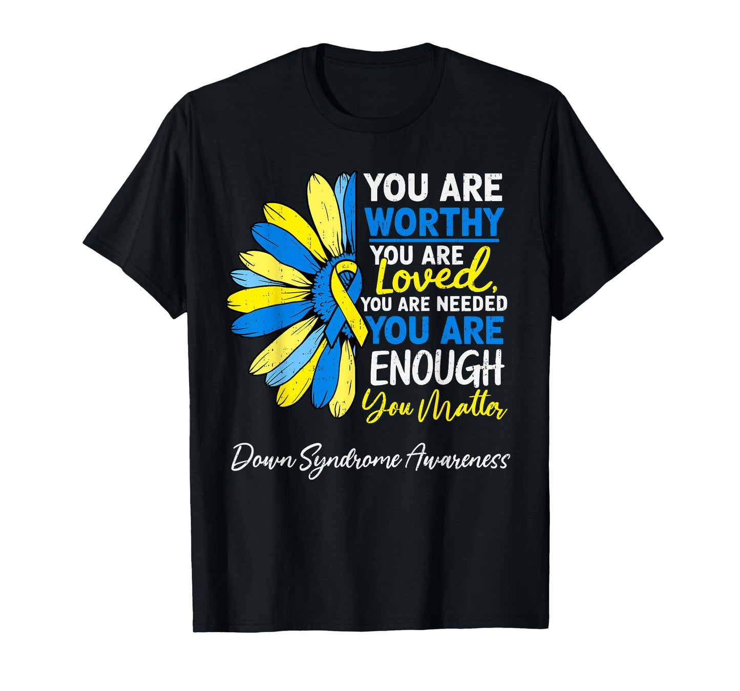 Motivational World Down Syndrome Awareness 321 Womens Girls T-Shirt