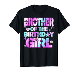 Brother The Birthday Girl Kpop Family Birthday Party Girls T-Shirt