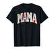 Patchwork Mama Mommy Funny Happy Mother's Day Mom Life Retro T-Shirt