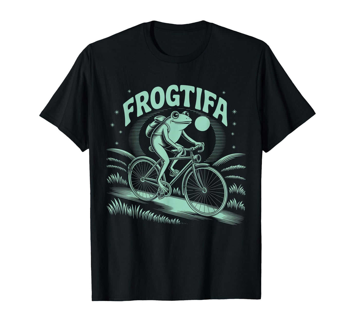 Resist Portland Funny Activist Wear Frogtifa Frog On Bike T-Shirt
