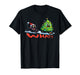Funny Black Cat Gifts Chasing Christmas Tree Over Cat What? T-Shirt