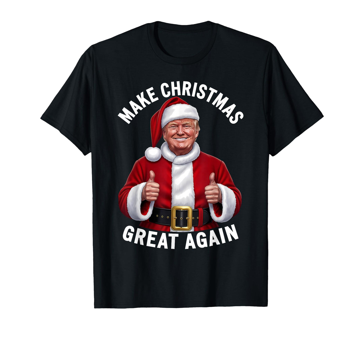 Make Christmas Great Again Xmas Funny Trump Pajamas Ugly T-Shirt