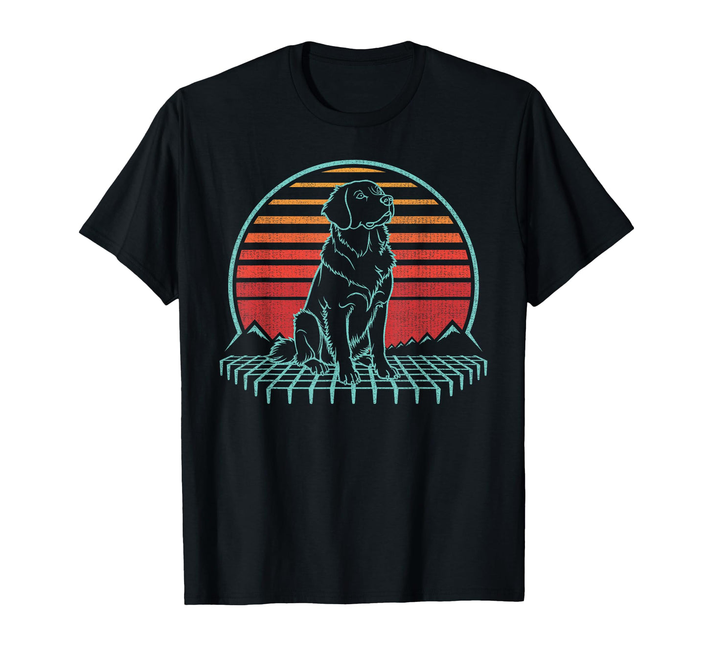 Great Pyrenees Lover Dog Owner Retro Vintage 80s T-Shirt