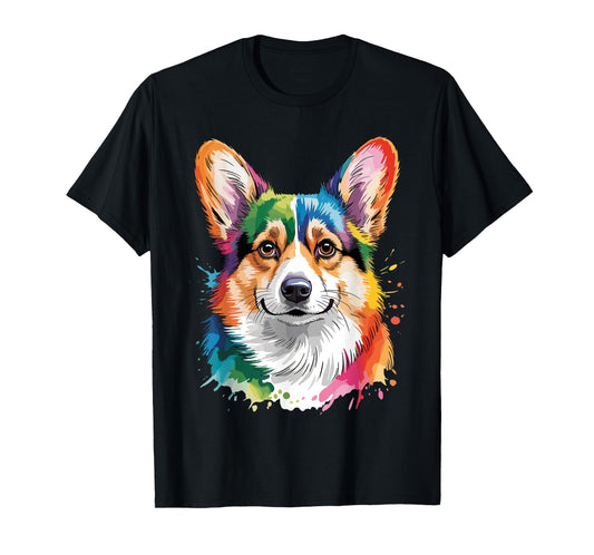 Cute Corgi Art for Men Women Kid Welsh Corgi Dog Corgi Lover T-Shirt