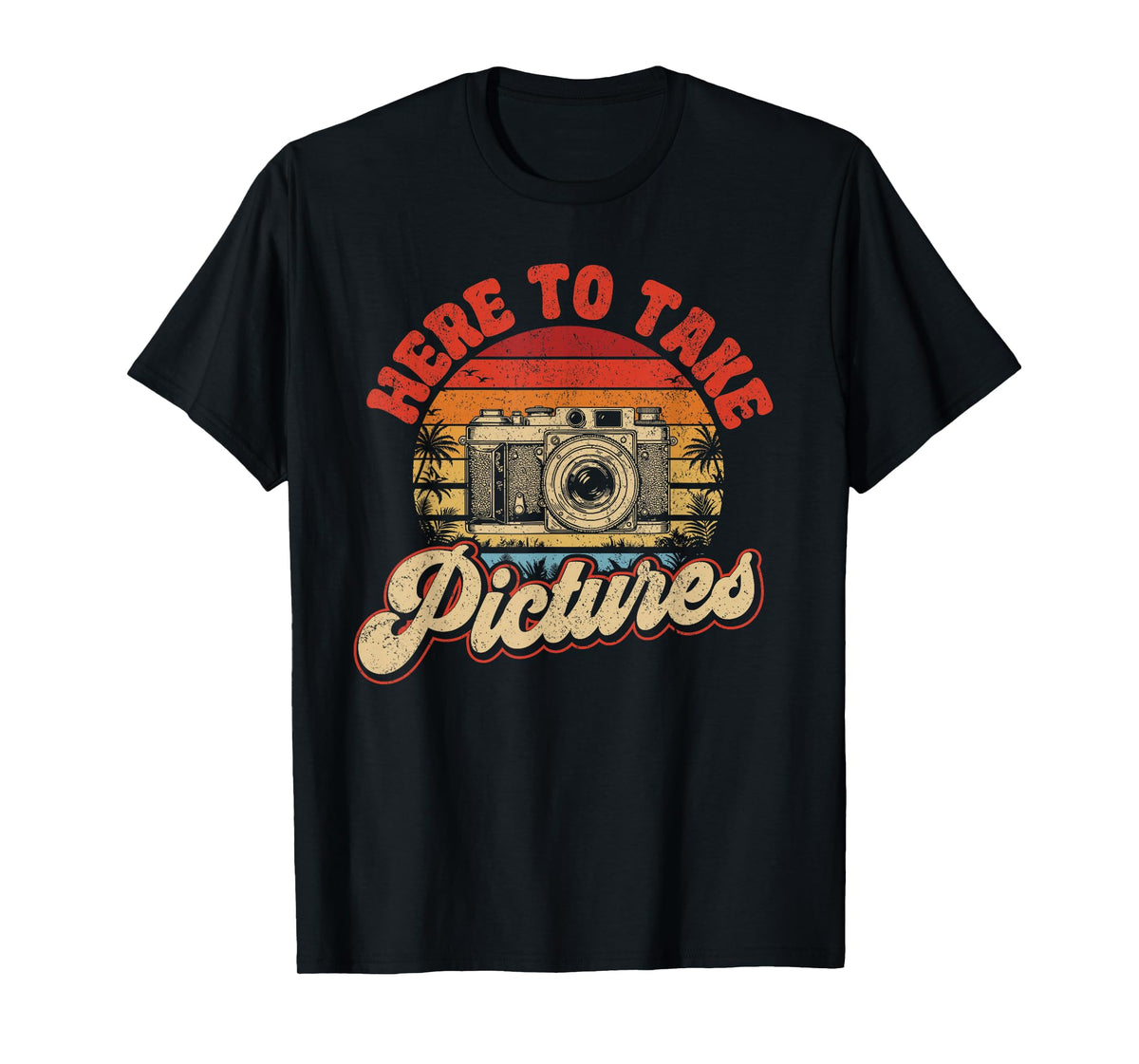 Photographer here to take Pretty Pictures Retro Photography T-Shirt