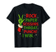 Funny Christmas Rock Paper Scissors Throat Punch T-Shirt
