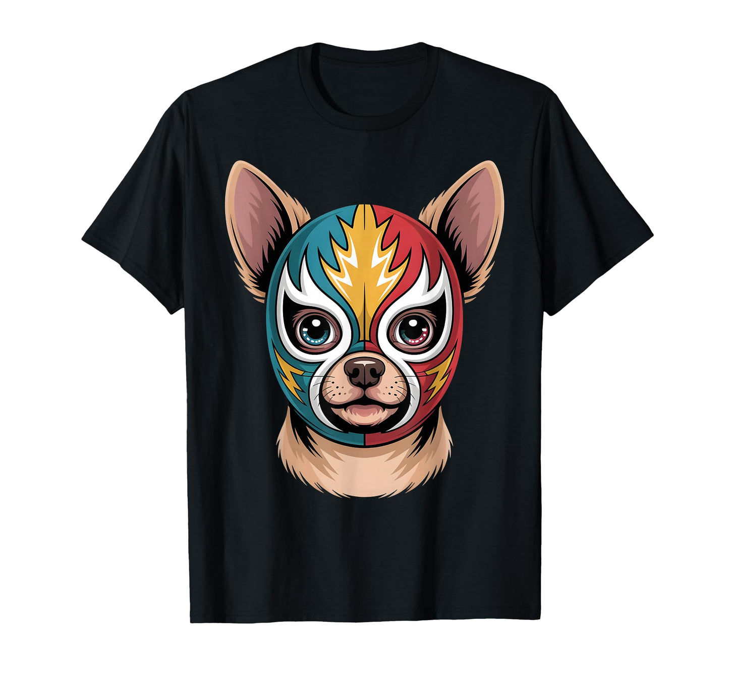 Mexican Chihuahua perro Lucha Libre mask for Kids Men Women T-Shirt