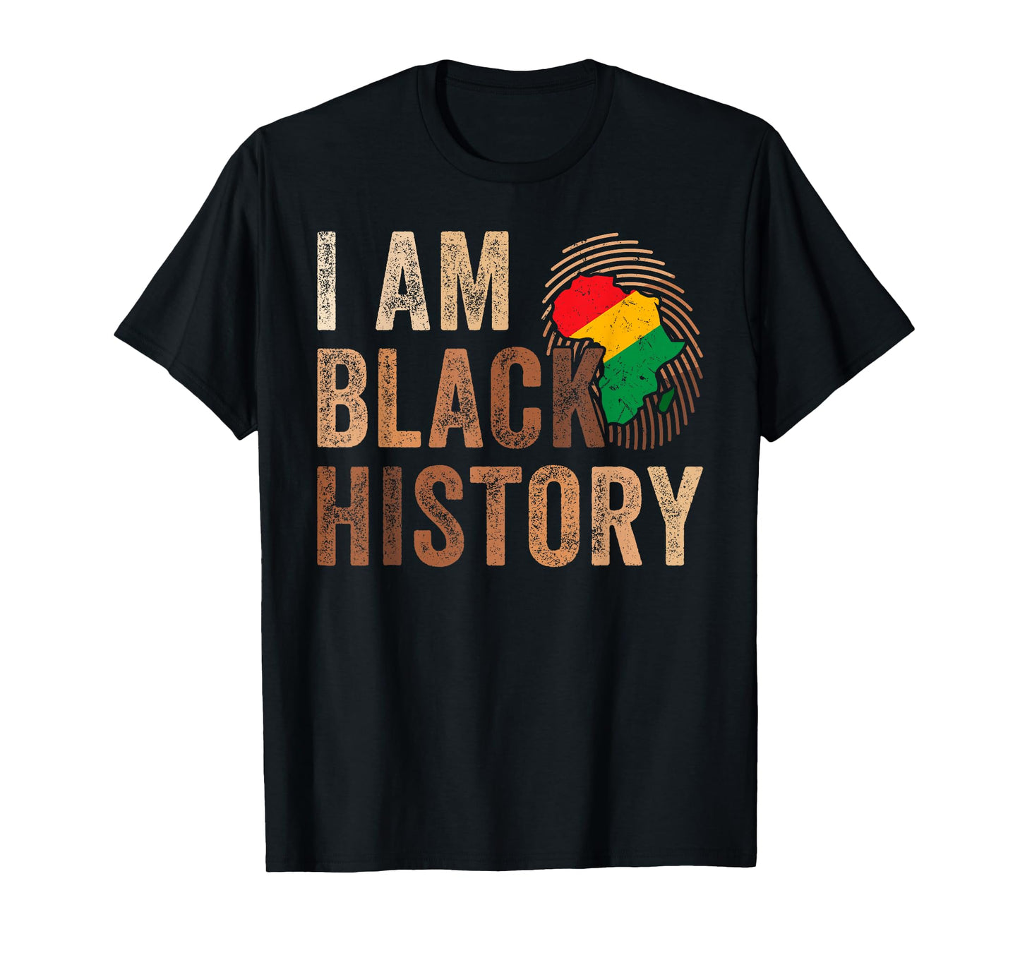 I Am Black History Month Melanin DNA African American Pride T-Shirt