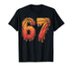 67 Basketball Gen Alpha Slang Kids Drip Six Seven Meme Gift T-Shirt
