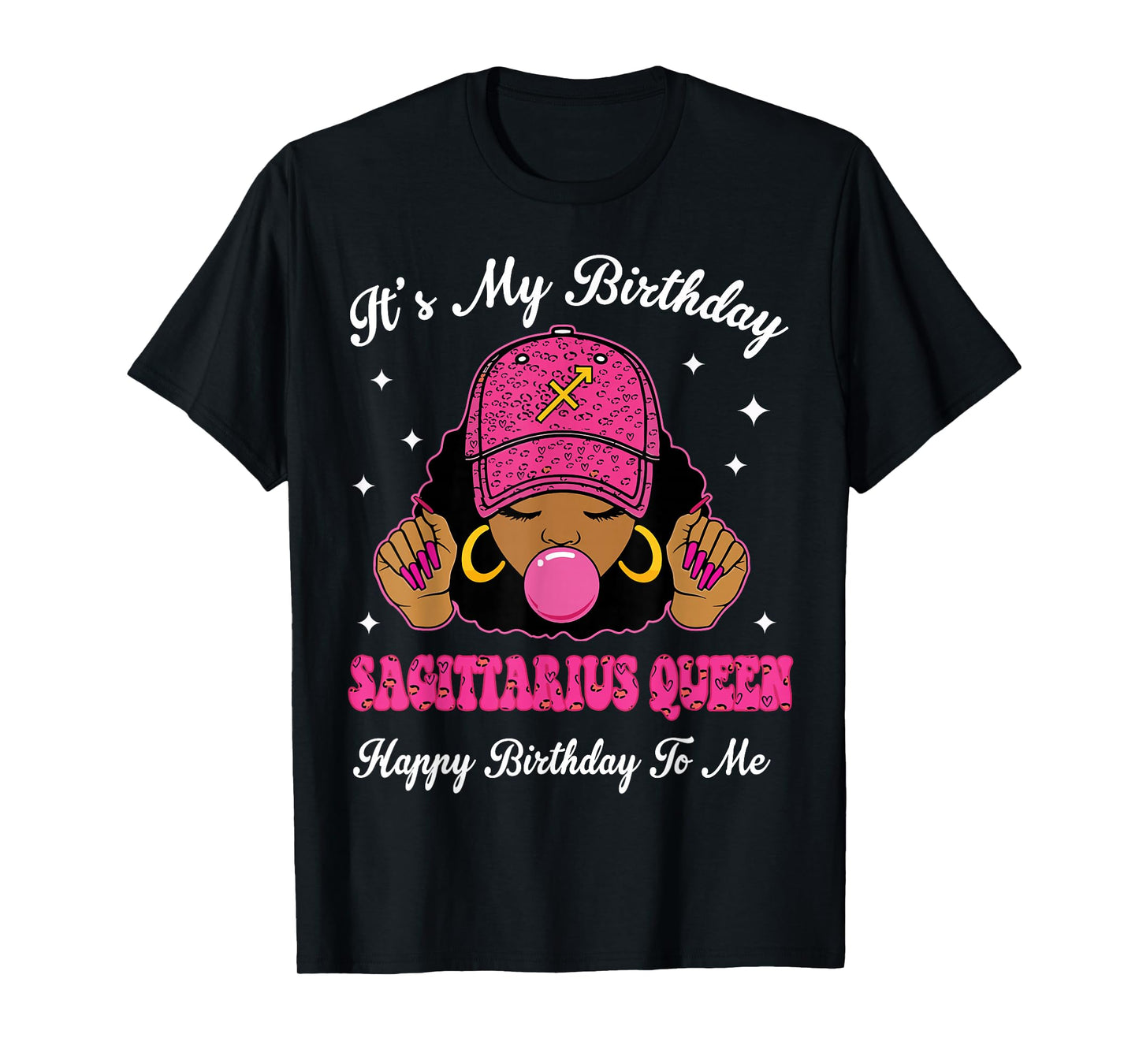 It's My Birthday Sagittarius Queen Happy Birthday to Me Girl T-Shirt