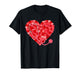 PCA Life Valentine Heart Stethoscope Nurse Healthcare T-Shirt