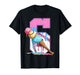 Funny Baseball 6 Year Old Ice Cream Drip 6th Birthday Boy T-Shirt