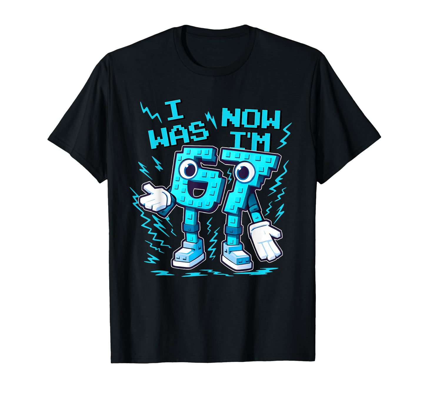 7 Year Old Birthday Shirt was 6 Now I'm 7 Italian Brainrot T-Shirt