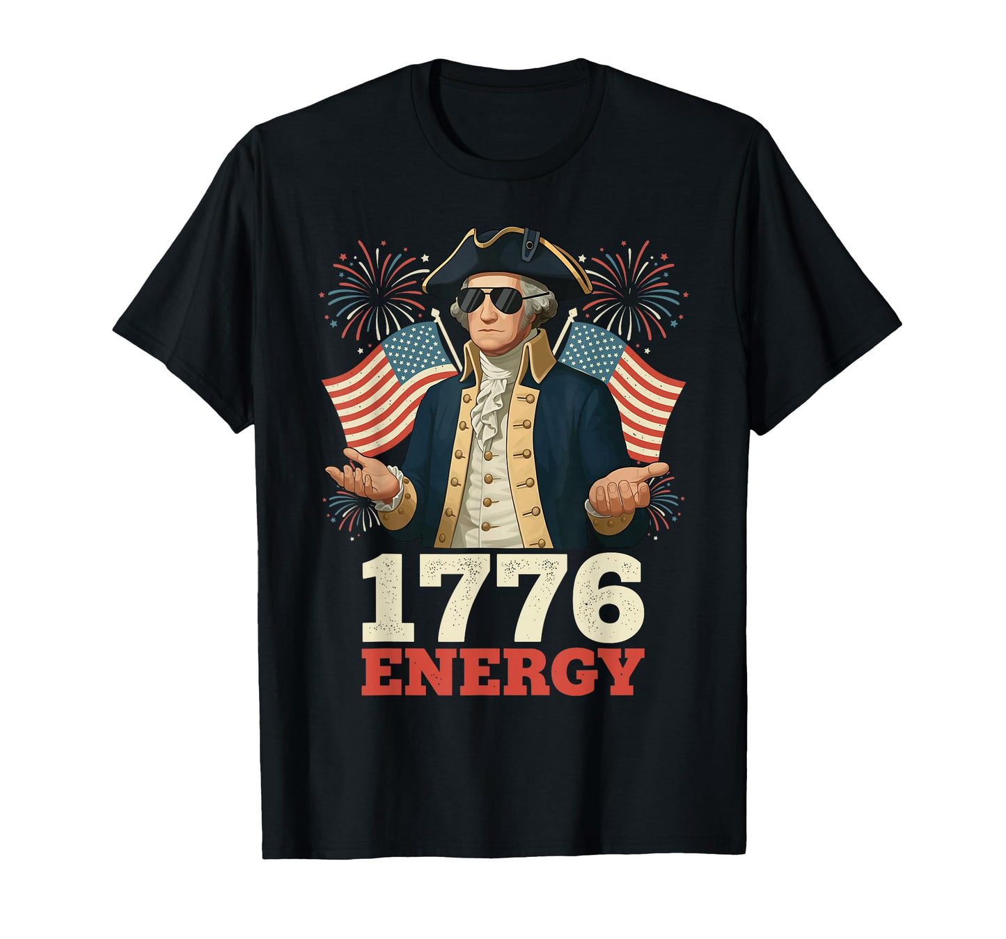 6-7 George Washington Six Seven Meme Funny 4th of July T-Shirt