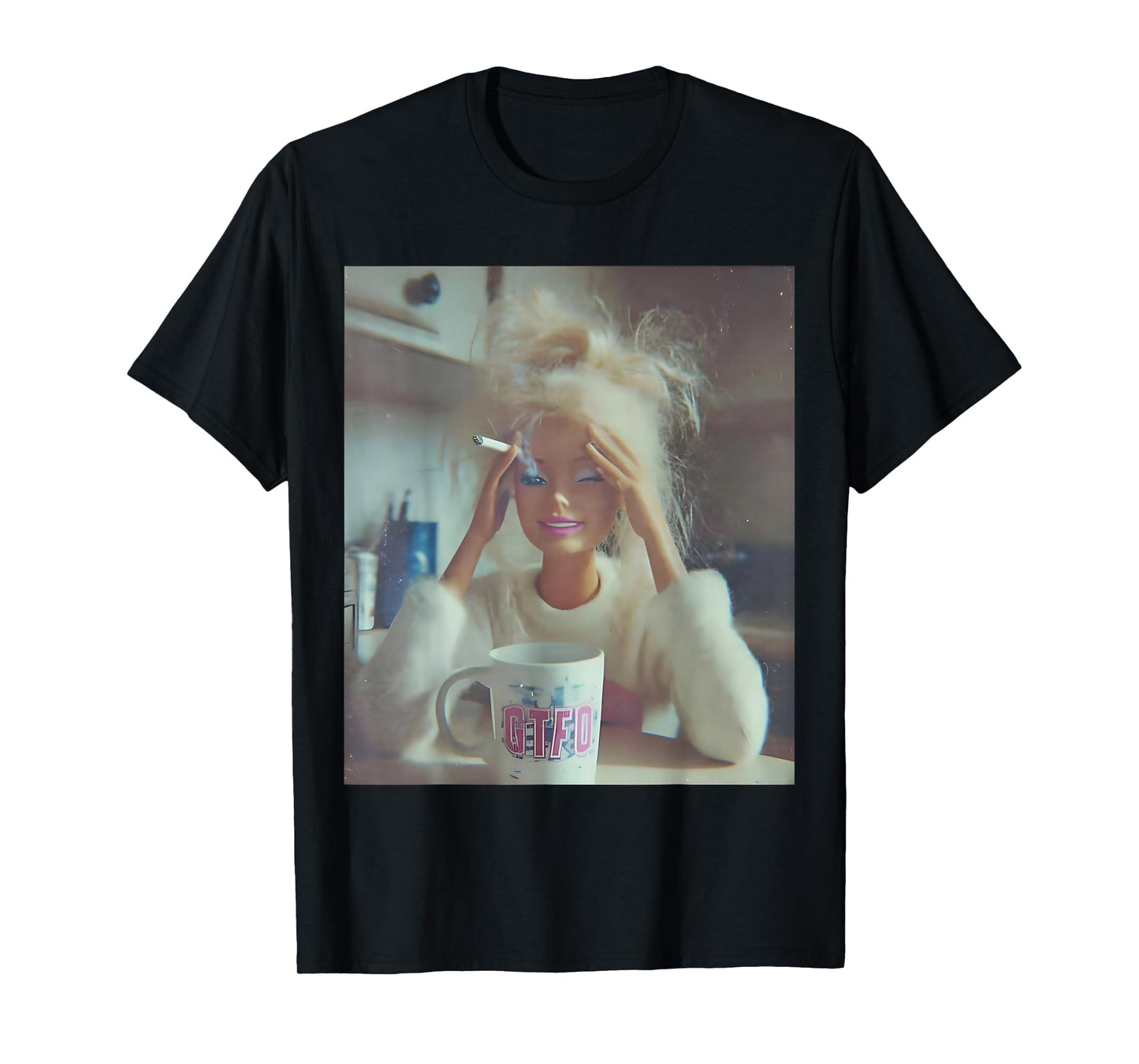 Funny Disgusting Doll face Meme T-Shirt