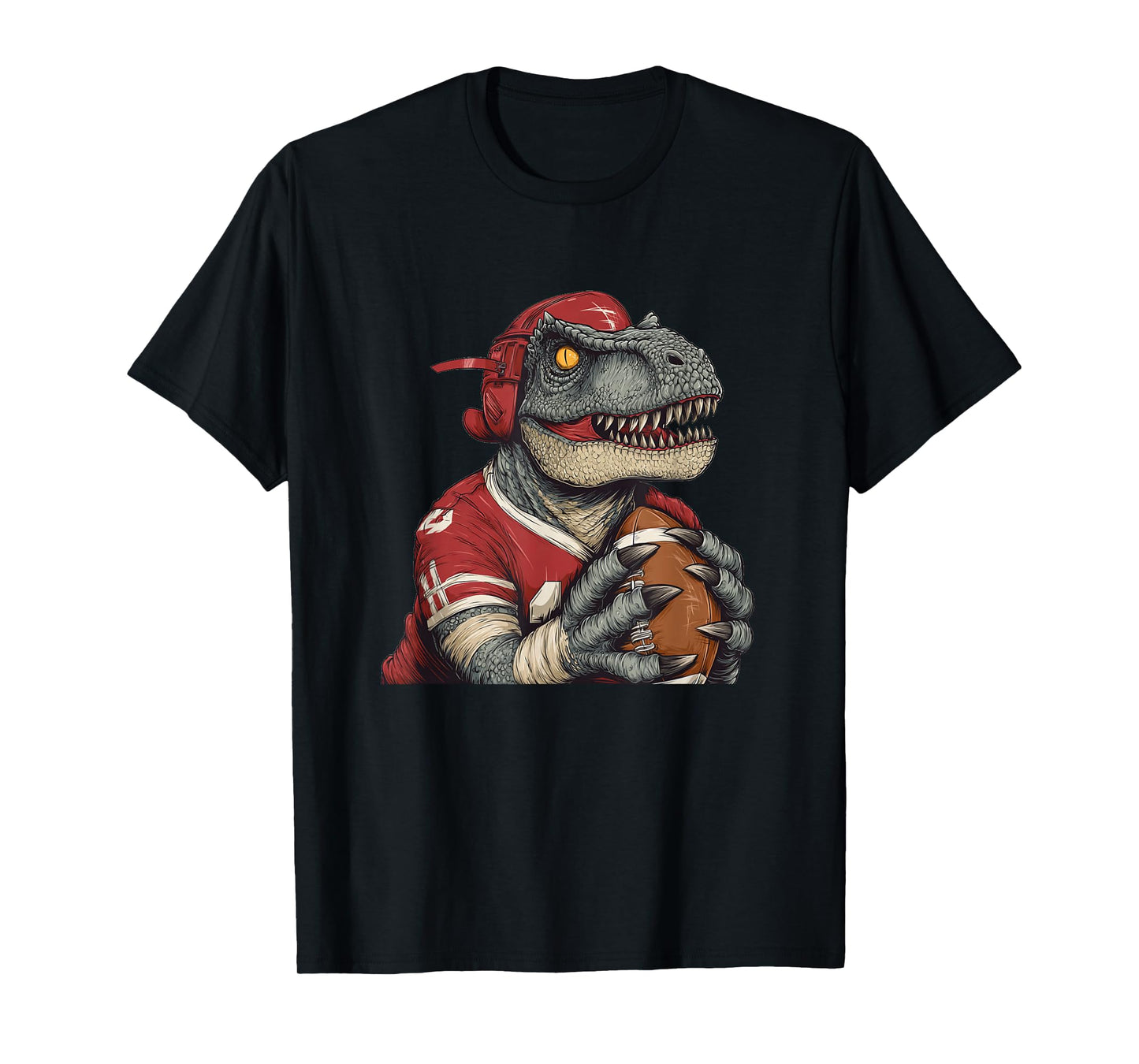 Awesome Jurassic Football Costume for Dinosaurs Lovers T-Shirt